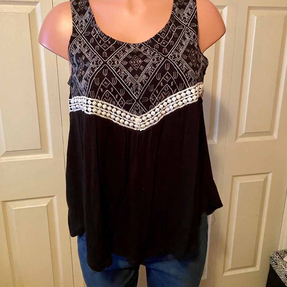 Embroidered Tank